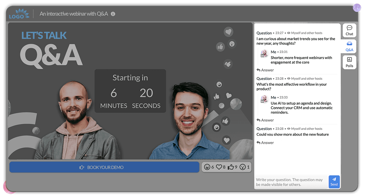 Q&A in webinars - Univid Q&A in webinars - Univid